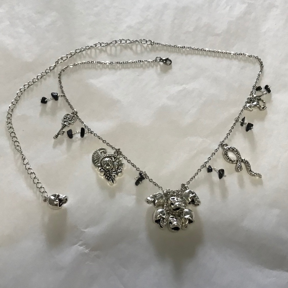 "Hades: God of the Underworld" Pluto Greek Roman Mythology Handmade Necklace - Picture 10 of 14